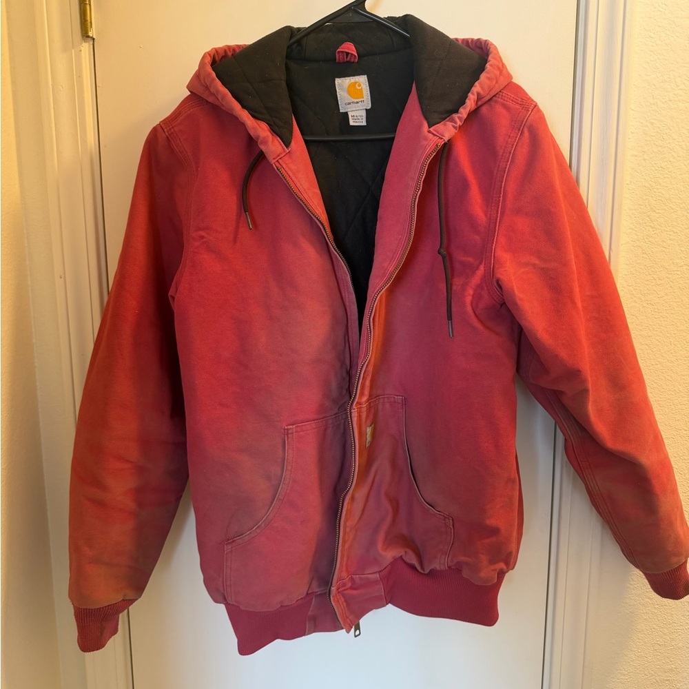 Dark Pink Hooded Jacket by Carhartt